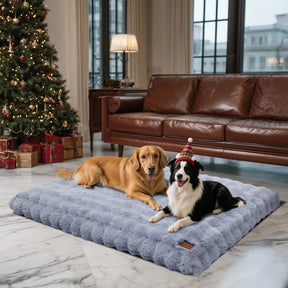 Ultra Plush Dog Bed Soft Pet Cushion Large Dog Crate Puppy Mattress Washable Mat