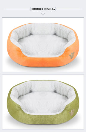 Washable Super soft dog bed pet mattress supplied plush large cat mat Lamb fur dog kennel Teddy small bulldog etc