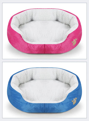 Washable Super soft dog bed pet mattress supplied plush large cat mat Lamb fur dog kennel Teddy small bulldog etc